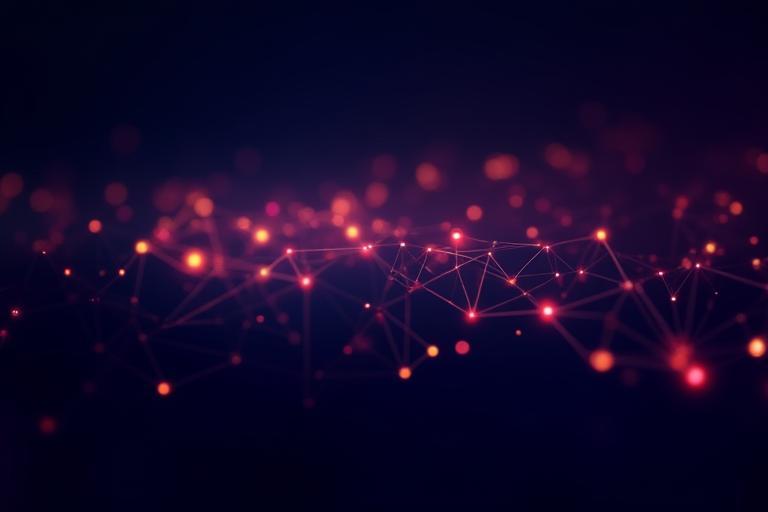 Abstract image representing a connected network.